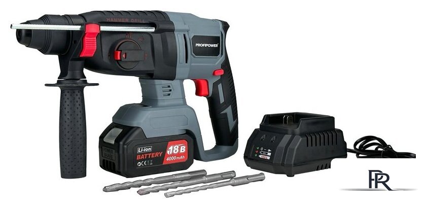 Перфоратор Profipower MKDHR-18V (с 1-им АКБ, кейс) - Изображение №9 — Интернет-магазин ПроЗаказ