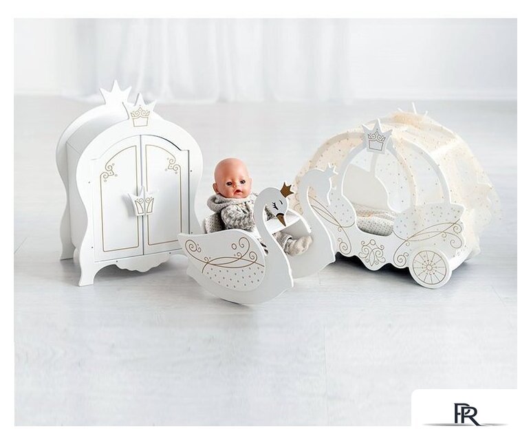 Шкаф для кукол Leader Toys Shining Crown 72020 (белоснежный шелк) - Изображение №4 — Интернет-магазин ПроЗаказ