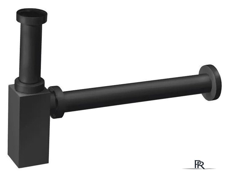 Умывальник Belux Мини-1 HR1240 (черный, с каркасом, сифоном, донным клапаном) - Изображение №2 — Интернет-магазин ПроЗаказ