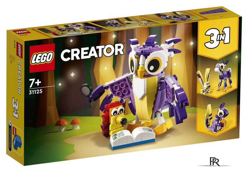 Конструктор LEGO Creator 31125 Удивительные лесные обитатели - Изображение №1 — Интернет-магазин ПроЗаказ