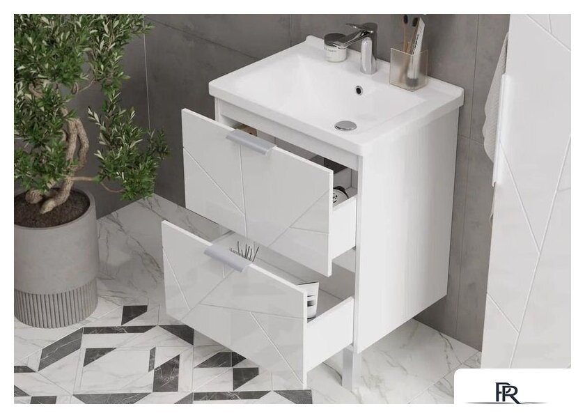  Volna Тумба под умывальник Twing 70.2Y белый - Изображение №6 — Интернет-магазин ПроЗаказ