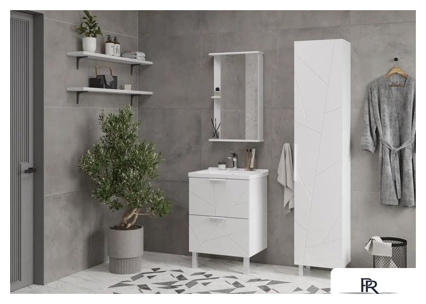  Volna Тумба под умывальник Twing 70.2Y белый - Изображение №5 — Интернет-магазин ПроЗаказ