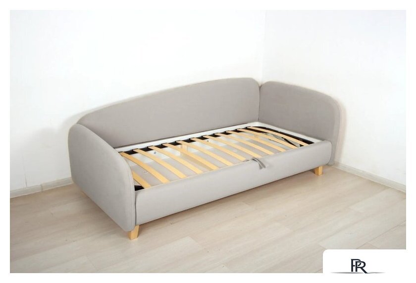 Кровать-тахта DiArt Альба 1.2 правая (Магия 53/ножки светлые) - Изображение №4 — Интернет-магазин ПроЗаказ