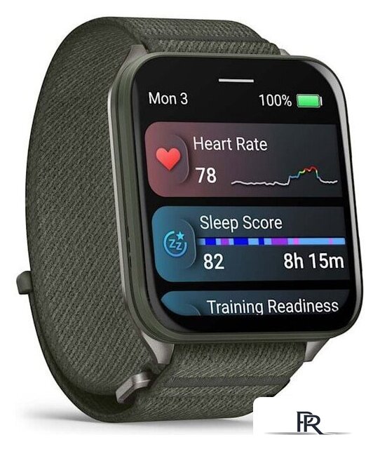 Умные часы Garmin Venu X1 (титановый/зеленый) - Изображение №5 — Интернет-магазин ПроЗаказ