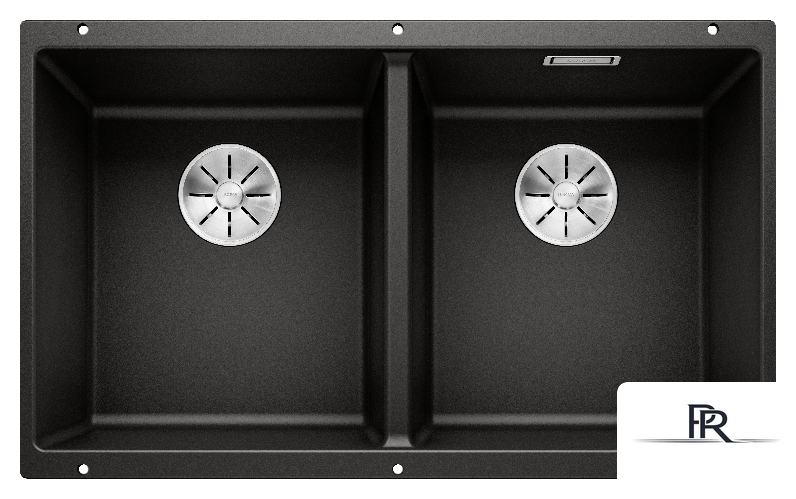 Кухонная мойка Blanco Subline 350/350-U 525987 (черный) - Изображение №1 — Интернет-магазин ПроЗаказ