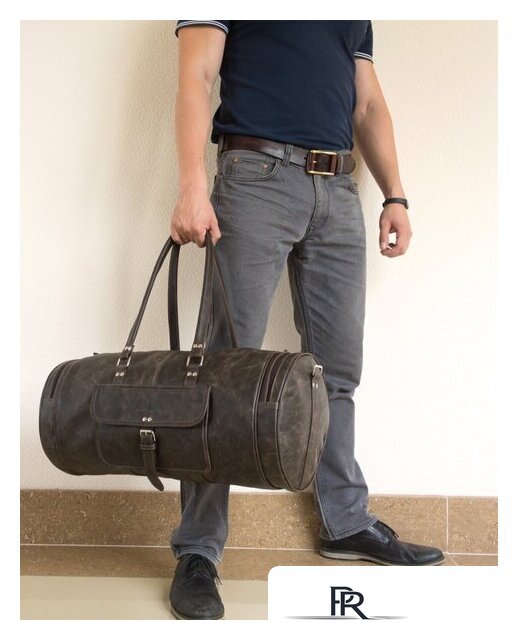 Дорожная сумка Carlo Gattini Sinfonica Belforte 4011-04 (темно-коричневый) - Изображение №4 — Интернет-магазин ПроЗаказ