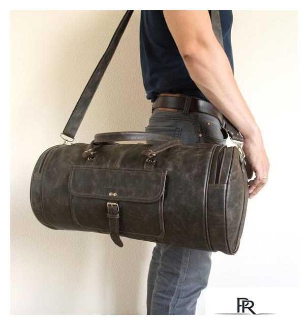 Дорожная сумка Carlo Gattini Sinfonica Belforte 4011-04 (темно-коричневый) - Изображение №5 — Интернет-магазин ПроЗаказ