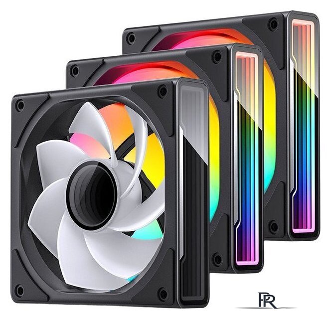 Комплект вентиляторов для корпуса Jonsbo ZK-120 Reversed (черный, 3 шт.) - Изображение №1 — Интернет-магазин ПроЗаказ