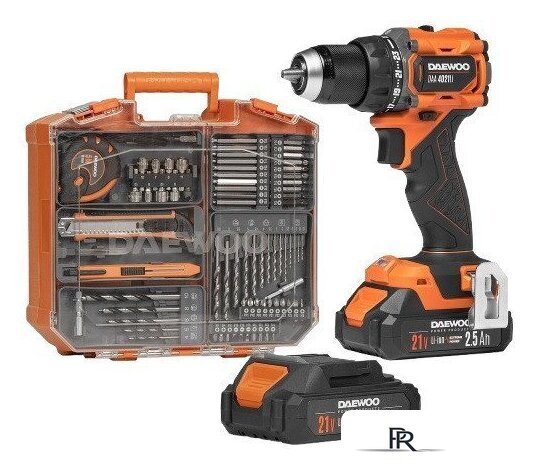 Дрель-шуруповерт Daewoo Power DAA 4021Li Set Box (с 2-мя АКБ, кейс) - Изображение №1 — Интернет-магазин ПроЗаказ