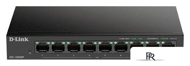 Неуправляемый коммутатор D-Link DES-1009MP-A1A - Изображение №1 — Интернет-магазин ПроЗаказ