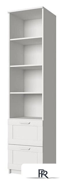 Шкаф-витрина Anrex Skagen 2S-190 (белый) - Изображение №1 — Интернет-магазин ПроЗаказ