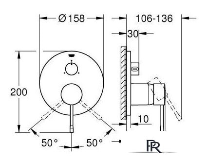 Смеситель без скрытого механизма Grohe Essence 24092DL1 (теплый закат, матовый) - Изображение №4 — Интернет-магазин ПроЗаказ