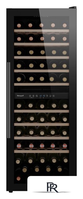 Винный шкаф Weissgauff WWC-77 DB DualZone - Изображение №1 — Интернет-магазин ПроЗаказ