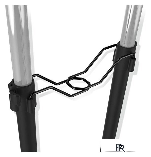 Стойка для одежды Sheffilton SHT-WR4150 899484 (черный/черный муар/хром лак) - Изображение №3 — Интернет-магазин ПроЗаказ