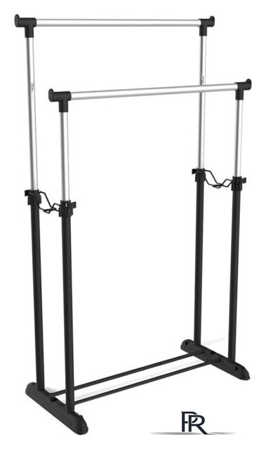 Стойка для одежды Sheffilton SHT-WR4150 899484 (черный/черный муар/хром лак) - Изображение №1 — Интернет-магазин ПроЗаказ