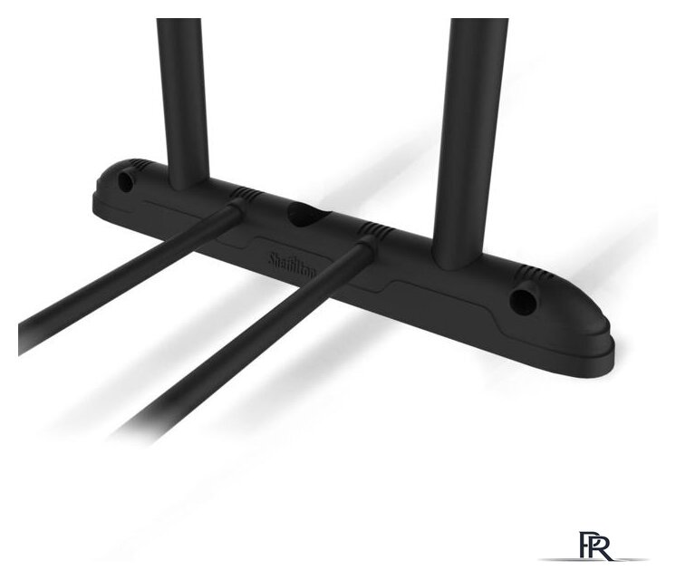 Стойка для одежды Sheffilton SHT-WR4150 899484 (черный/черный муар/хром лак) - Изображение №4 — Интернет-магазин ПроЗаказ