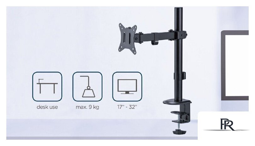 Кронштейн для монитора Gembird MA-D1-03 - Изображение №11 — Интернет-магазин ПроЗаказ