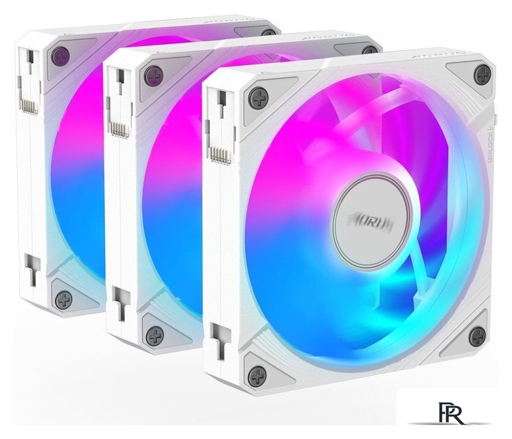 Комплект вентиляторов для корпуса Gigabyte Aorus EZ Chain Fan 120 Ice 3-Pack - Изображение №4 — Интернет-магазин ПроЗаказ
