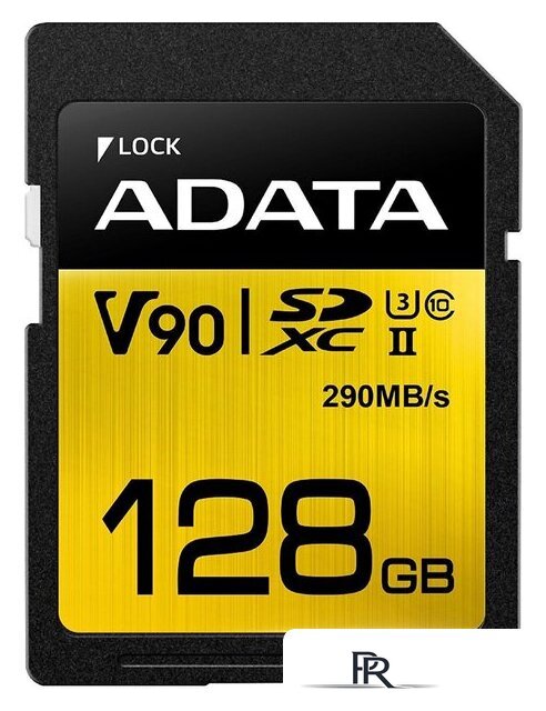 Карта памяти ADATA Premier ONE ASDX128GUII3CL10-C SDXC 128GB - Изображение №1 — Интернет-магазин ПроЗаказ