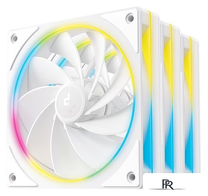 Комплект вентиляторов для корпуса DeepCool FL12R SE WH 3IN1 R-FL12RSE-WHAPN3-G - Изображение №1 — Интернет-магазин ПроЗаказ
