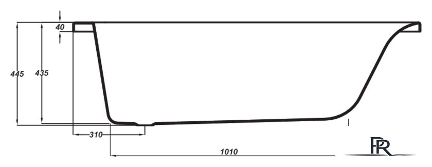 Ванна Cersanit Lorena 150x70 - Изображение №3 — Интернет-магазин ПроЗаказ
