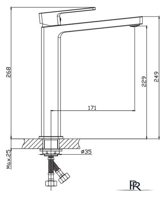 Смеситель Haiba HB11615 - Изображение №2 — Интернет-магазин ПроЗаказ