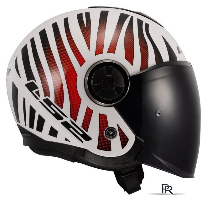 Мотошлем LS2 OF620 Classy Cool (XL, белый/красный) - Изображение №6 — Интернет-магазин ПроЗаказ