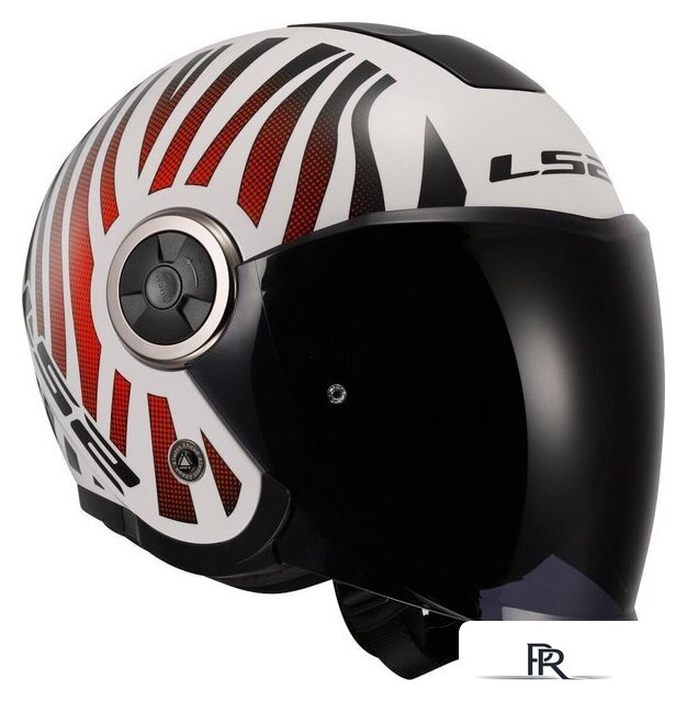 Мотошлем LS2 OF620 Classy Cool (XL, белый/красный) - Изображение №7 — Интернет-магазин ПроЗаказ