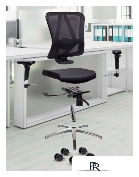 Офисное кресло Бюрократ CH-668 (темно-серый Holland 18) - Изображение №3 — Интернет-магазин ПроЗаказ