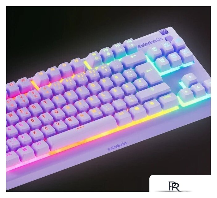 Клавиатура SteelSeries Apex 3 TKL (сиреневый, нет кириллицы) - Изображение №4 — Интернет-магазин ПроЗаказ