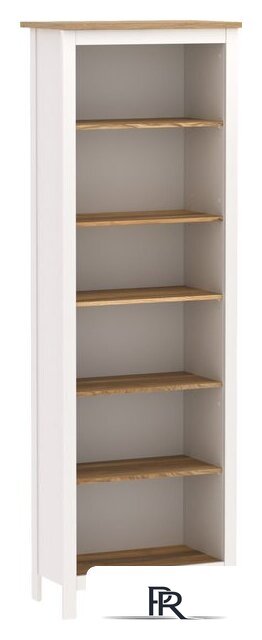 Стеллаж Mio Tesoro Сага 70 2.08.07.110.14 (белый/ясень) - Изображение №1 — Интернет-магазин ПроЗаказ