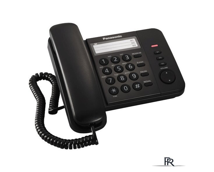 Проводной телефон Panasonic KX-TS2352RUB (черный) - Изображение №2 — Интернет-магазин ПроЗаказ