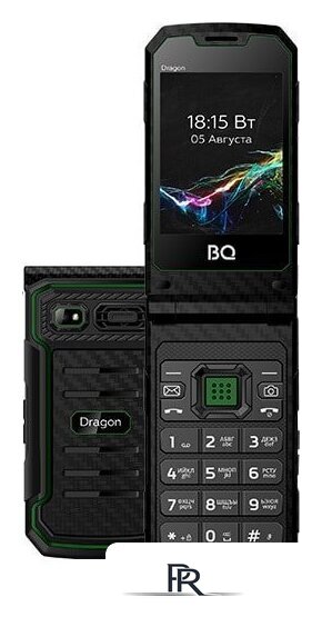 Кнопочный телефон BQ BQ-2822 Dragon (зеленый) - Изображение №1 — Интернет-магазин ПроЗаказ