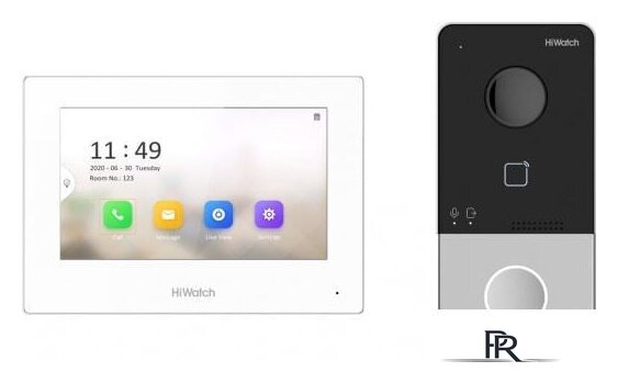 Комплект видеодомофона HiWatch DS-D100IKWF - Изображение №1 — Интернет-магазин ПроЗаказ