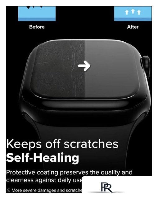 Защитная пленка Ringke Защитная Пленка Ringke Dual Easy Pro 2шт для Apple Watch 11 / 10 42 mm - Изображение №7 — Интернет-магазин ПроЗаказ