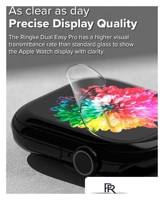 Защитная пленка Ringke Защитная Пленка Ringke Dual Easy Pro 2шт для Apple Watch 11 / 10 42 mm - Изображение №9 — Интернет-магазин ПроЗаказ