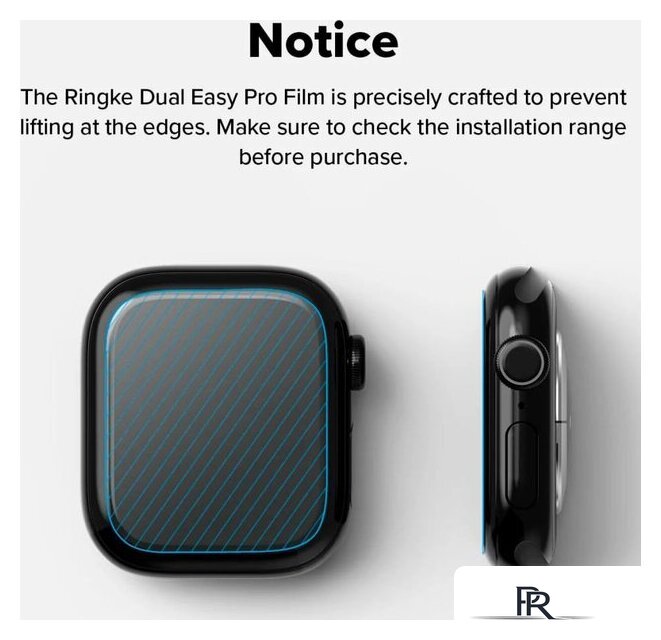 Защитная пленка Ringke Защитная Пленка Ringke Dual Easy Pro 2шт для Apple Watch 11 / 10 42 mm - Изображение №12 — Интернет-магазин ПроЗаказ