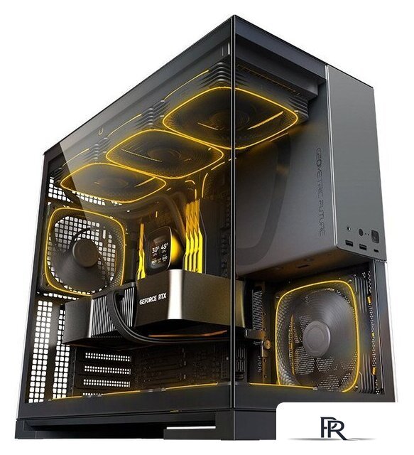 Корпус Geometric Future Model 5 5FAN (черный/серый) - Изображение №1 — Интернет-магазин ПроЗаказ