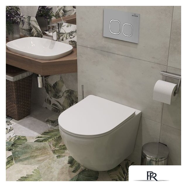 Инсталляция для унитаза Roxen StounFix Dual Fresh 832071 - Изображение №4 — Интернет-магазин ПроЗаказ