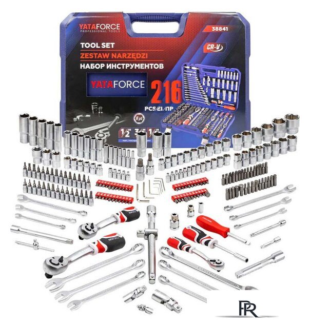 Универсальный набор инструментов Yataforce YF-38841 (216 предметов) - Изображение №2 — Интернет-магазин ПроЗаказ