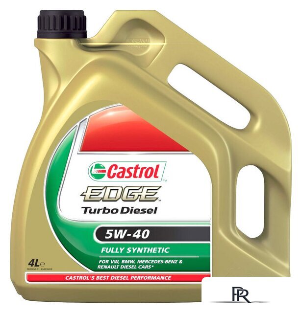 Моторное масло Castrol Edge Turbo Diesel 5W-40 4л - Изображение №1 — Интернет-магазин ПроЗаказ