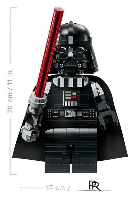 Конструктор LEGO Star Wars 75461 Увеличенная минифигурка Дарта Вейдера - Изображение №5 — Интернет-магазин ПроЗаказ