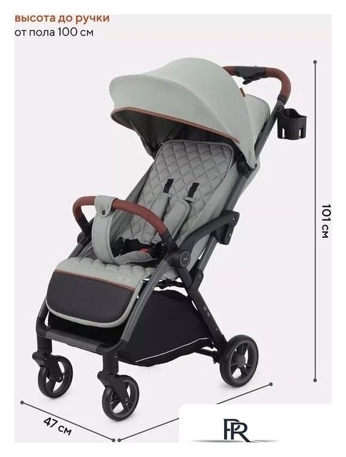 Коляска прогулочная «книга» Rant MOWbaby Atom MB200 (green) - Изображение №20 — Интернет-магазин ПроЗаказ