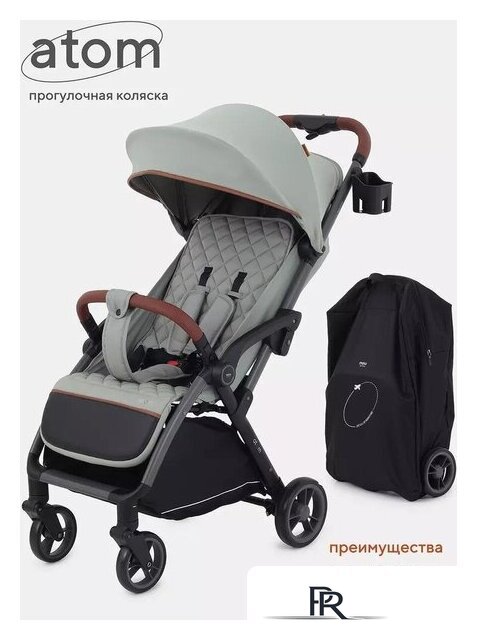 Коляска прогулочная «книга» Rant MOWbaby Atom MB200 (green) - Изображение №16 — Интернет-магазин ПроЗаказ