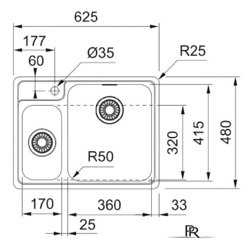 Кухонная мойка Franke BCX 260 TL - Изображение №4 — Интернет-магазин ПроЗаказ