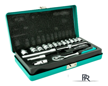 Набор трещотка с головками Stels 13573 (18 предметов) - Изображение №1 — Интернет-магазин ПроЗаказ