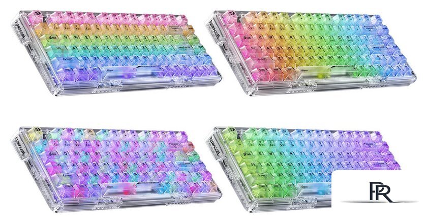 Клавиатура Redragon Elf Pro (прозрачный/белый) - Изображение №4 — Интернет-магазин ПроЗаказ