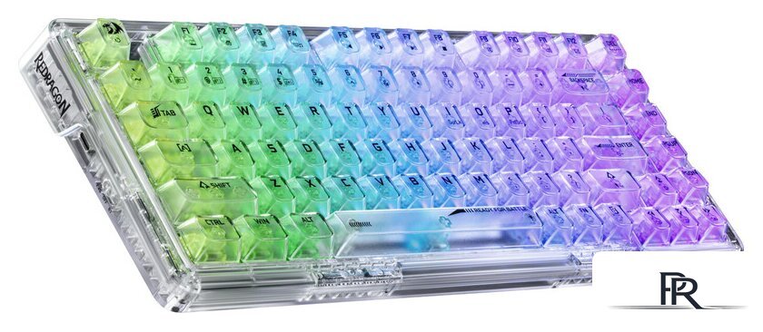 Клавиатура Redragon Elf Pro (прозрачный/белый) - Изображение №3 — Интернет-магазин ПроЗаказ