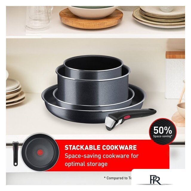 Набор сковород Tefal Ingenio XL Force L1589502 - Изображение №4 — Интернет-магазин ПроЗаказ