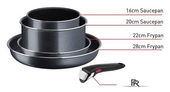 Набор сковород Tefal Ingenio XL Force L1589502 - Изображение №2 — Интернет-магазин ПроЗаказ